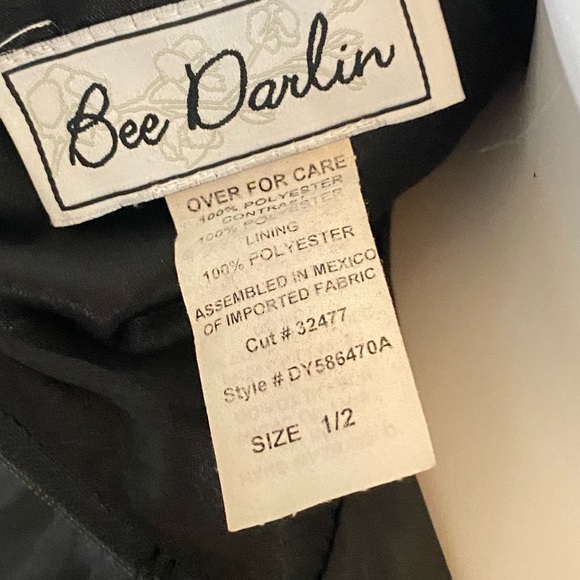 Bee Darlin size 1/2 Cocktail, evening, wedding, prom, ball gown. - Picture 3 of 3